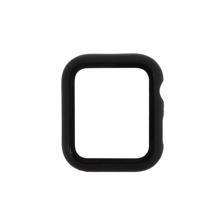 Alrededor de la Cubierta Protectora de PC Dura, Protector de Pantalla Incorporada Para Apple Watch Series 4/5/6/SE 40 mm - Negro