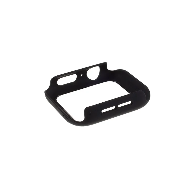 Capa protetora de PC resistente e de uso geral com protetor de tela integrado para Apple Watch Series 4 / 5 / 6 44mm / SE 44mm / SE (2022) 44mm - Preto