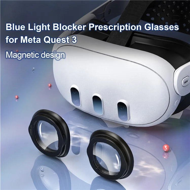 STARTRC GAMES For Meta Quest 3 VR Glasses Anti-Scratch Ring Myopia Lens 400-600 Degree (Astigmatism: 50-200 Degree)