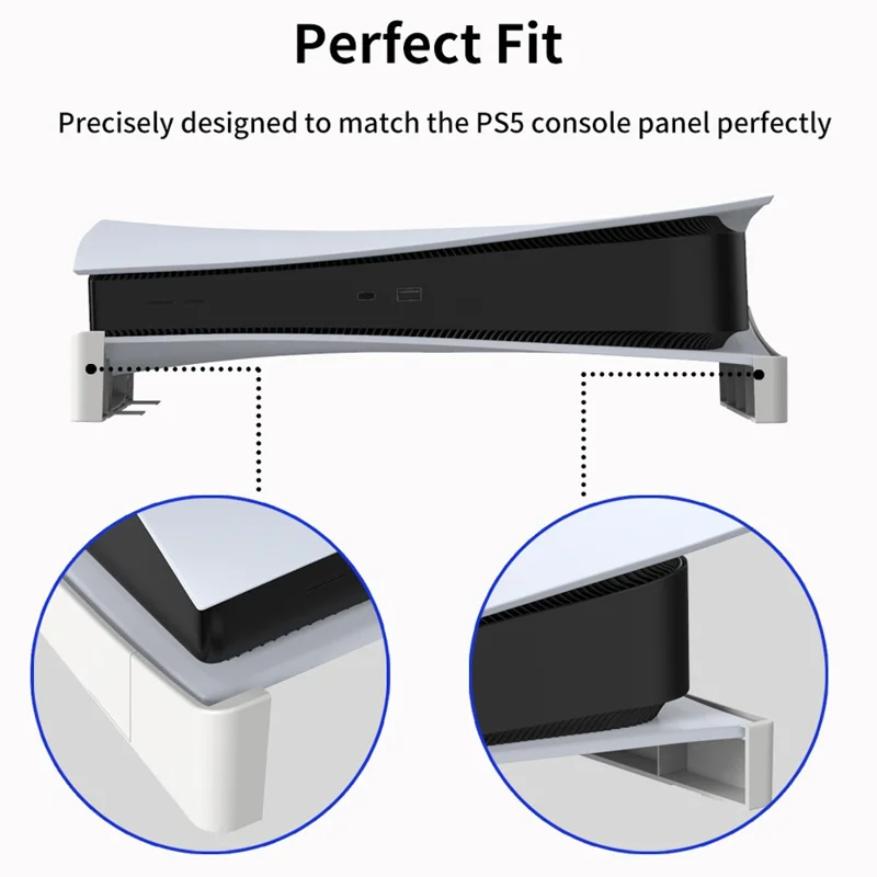 JYS JYS-P5143 Soporte horizontal para consola PS5 Digital / Versión de disco Soporte - Blanco