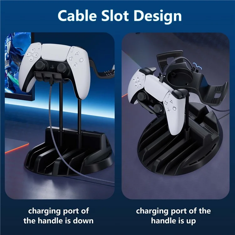 Game Console Gamepad Controller Holder Storage Stand Game Disc Desktop Organizer