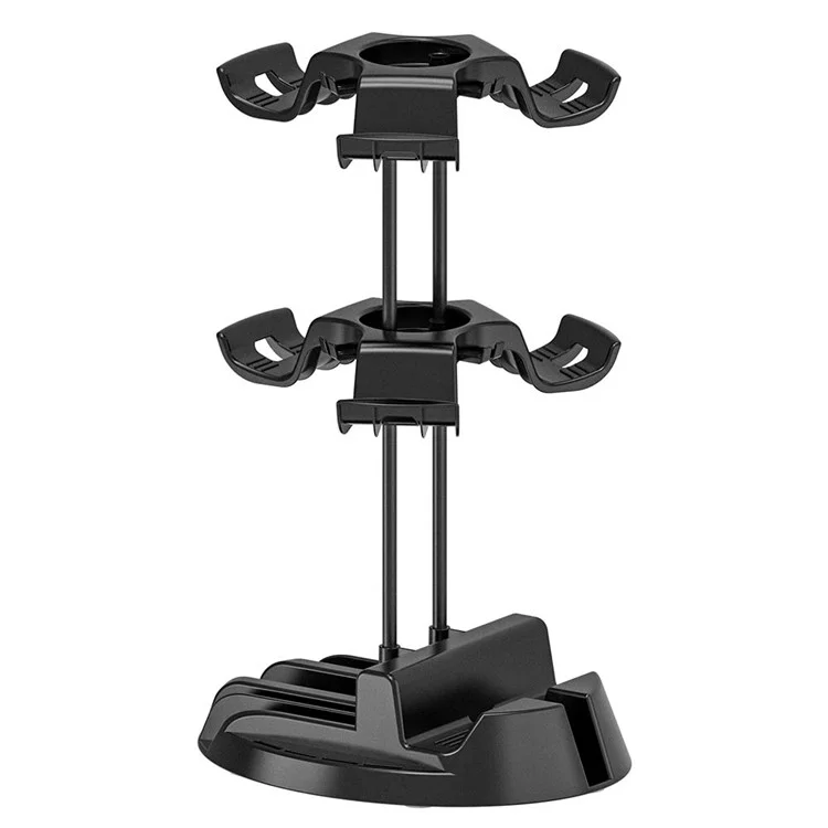 Game Console Storage Rack 2-Layer Handle Controller Organizer Display Holder