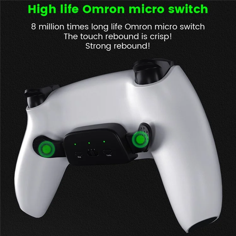 DATA FROG Für Sony Playstation 5 Controller Back Button Attachment Wireless Gamepad Back Button - Schwarz
