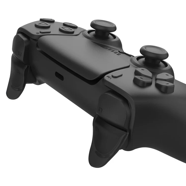 DATA FROG 1 Coppia per Sony Playstation 5 Game Controller Trigger Extenders - Nero Trasparente