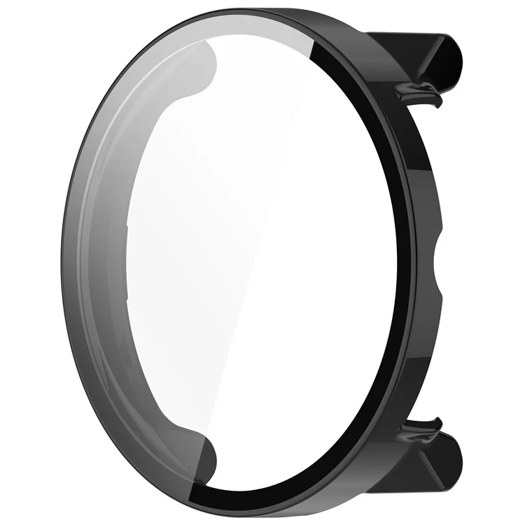 Para Suunto Race All-Around Watch Case Hard PC Cover com Película de Vidro Temperado - Preto