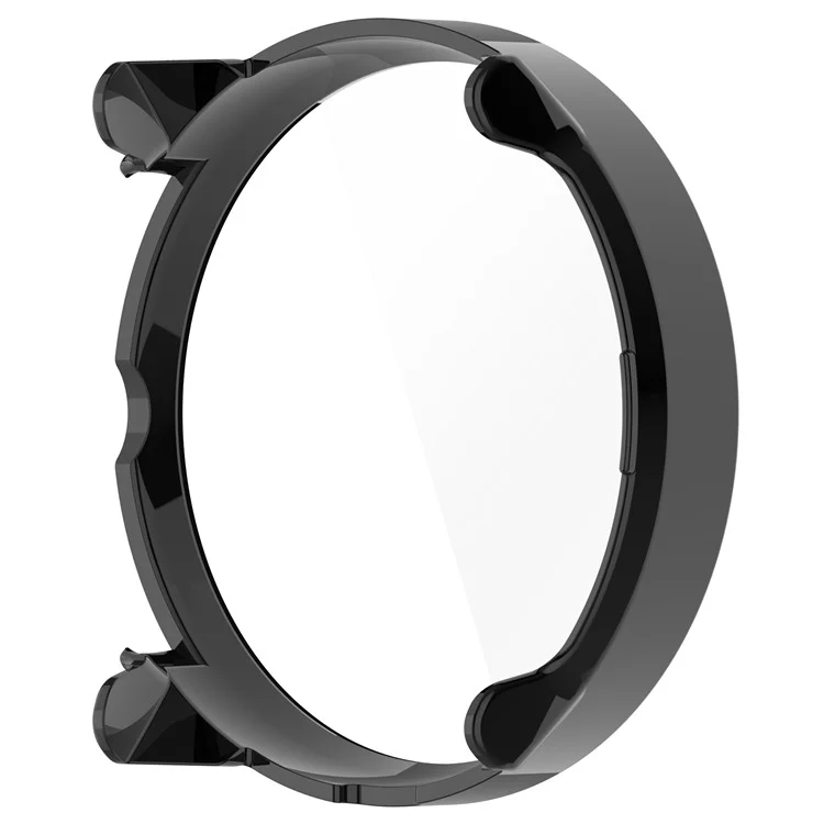 Para Suunto Race All-Around Watch Case Hard PC Cover com Película de Vidro Temperado - Preto
