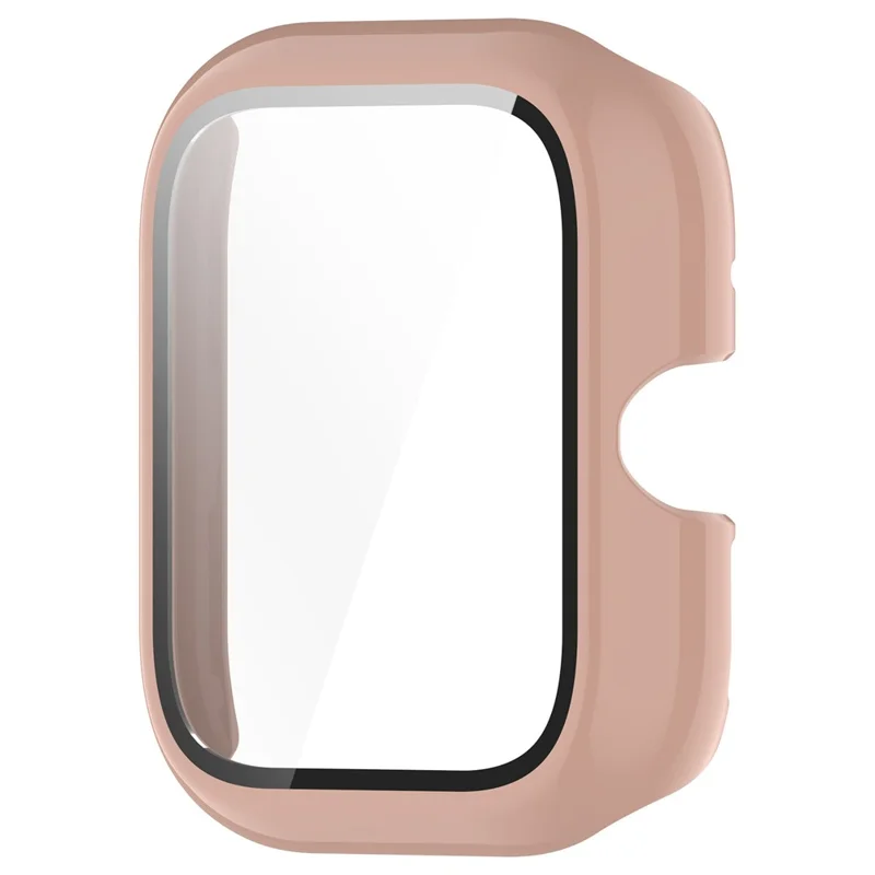For vivo Watch GT Case Full Coverage PC Cover with Tempered Glass Screen Protector - Pink