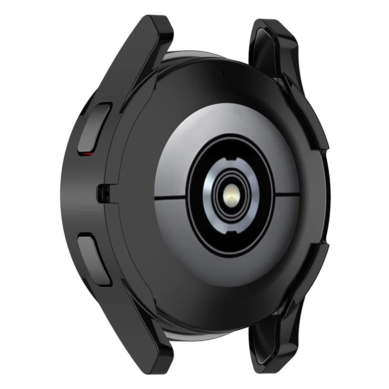 For Samsung Galaxy Watch FE 40mm Watch Case Full Protection Electroplating TPU Cover - Black