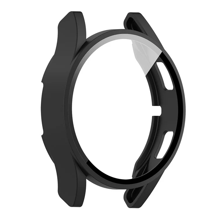For Samsung Galaxy Watch FE / Watch4 40mm Case PC Watch Cover with Tempered Glass Screen Protector - Black