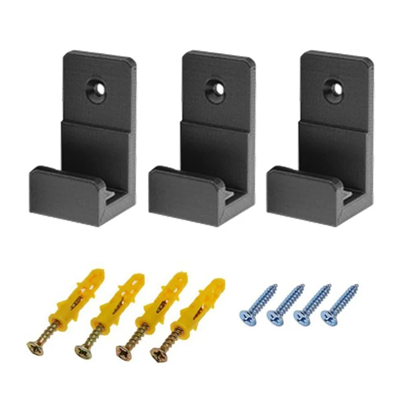 DATA FROG 1 Set for Sony PS4 Slim / PlayStation 4 / 4 Pro Game Console Storage Stand Wall Mounted Rack - For Sony PlayStation 4 Pro