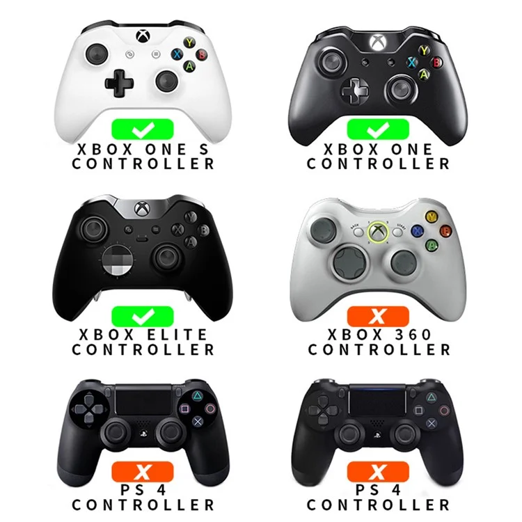 DATA FROG For Xbox One S / Xbox One / Xbox Elite Controller ABXY Buttons Replacement Gamepad Buttons - Dark Blue