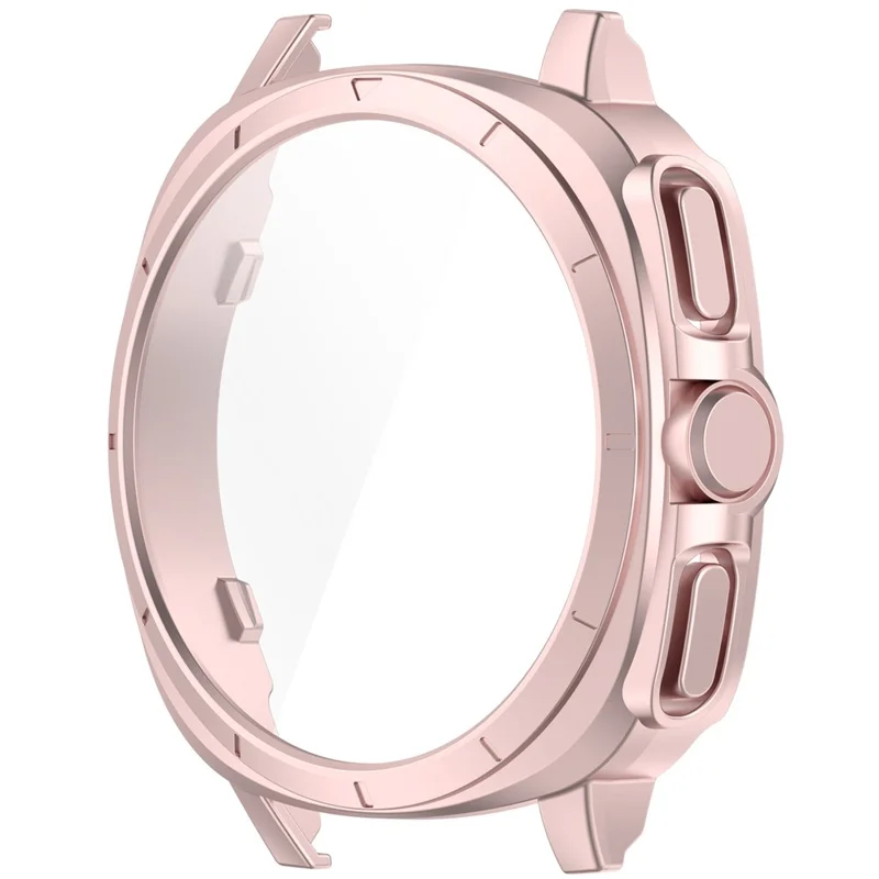 Для Samsung Galaxy Watch7 44mm Anti-Collision TPU Watch Case Protective Frame - Pink