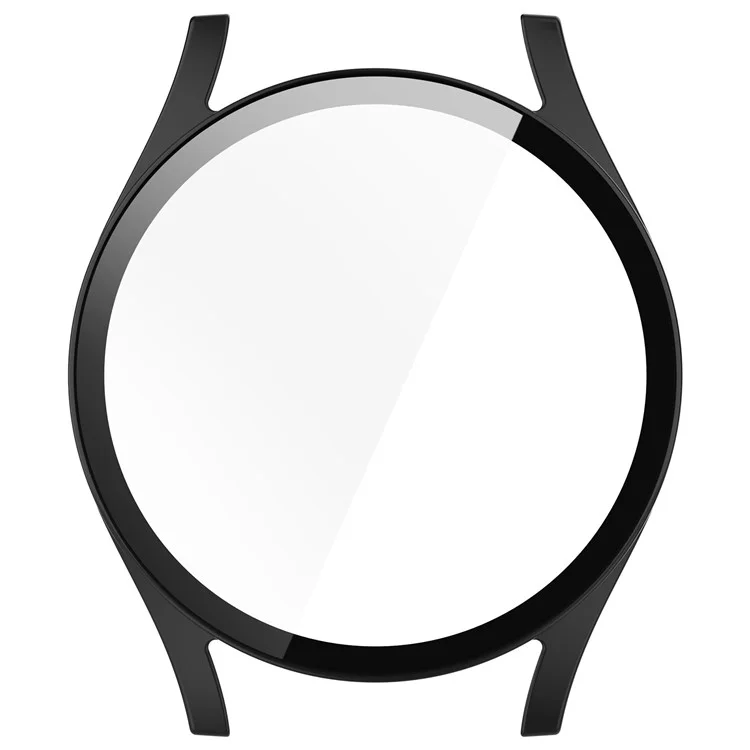 Para Samsung Galaxy Watch7 40mm Integrated Watch Case Tempered Glass Screen Protector - Preto