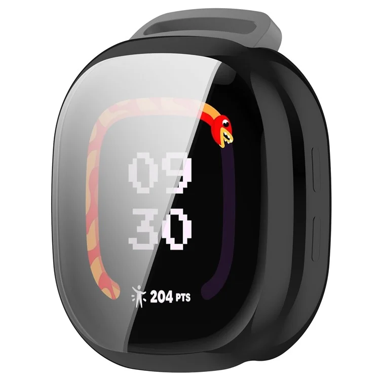 Para Fitbit Ace LTE Watch Case Electroplating TPU Full Coverage Protective Cover - Negro