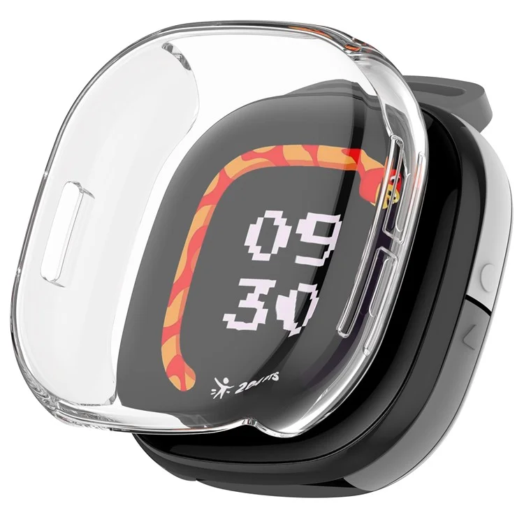 Funda para el reloj Fitbit Ace LTE, de TPU transparente anti-arañazos y cubierta integral protectora