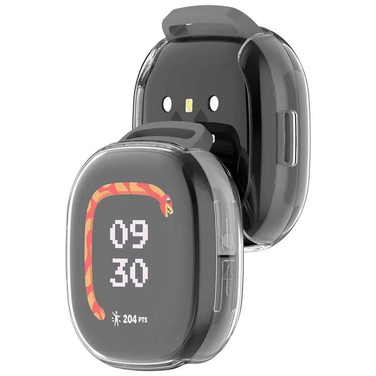Funda para el reloj Fitbit Ace LTE, de TPU transparente anti-arañazos y cubierta integral protectora
