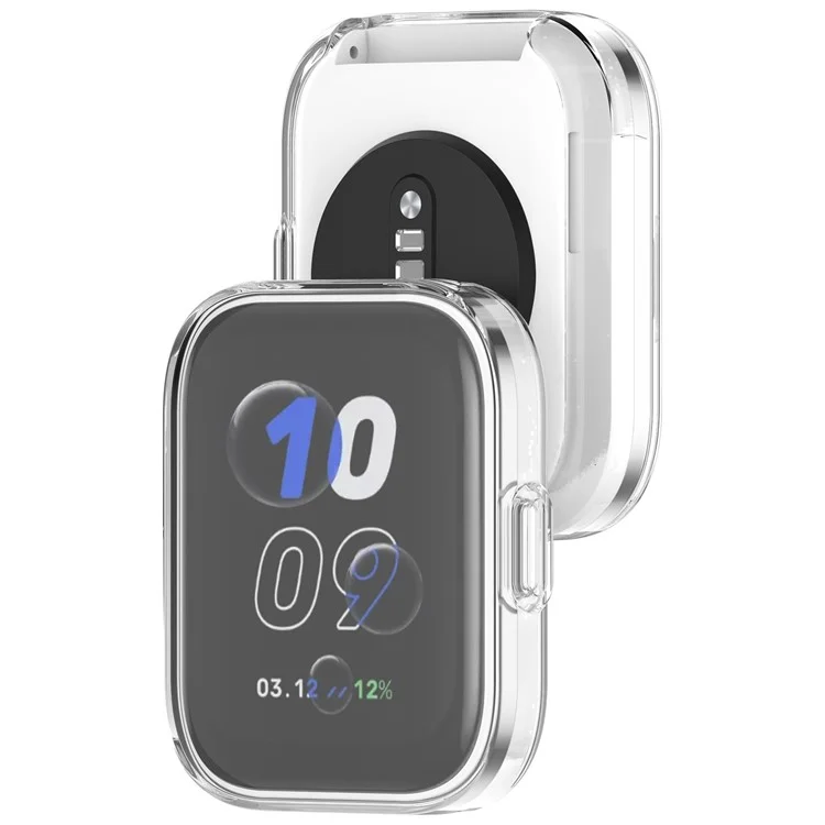 Pour Amazfit Bip 5 Unity Watch Case Full Coverage TPU Flexible Cover Transparent