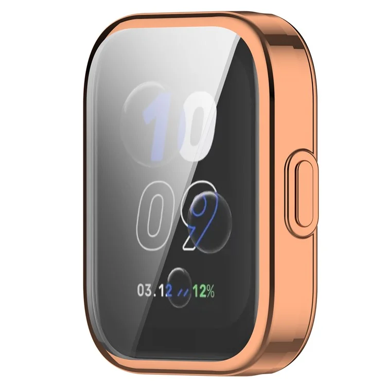 Per Amazfit Bip 5 Unity TPU Case Anti-Scratch Smartwatch Protector Watch Case Cover - Rose Gold