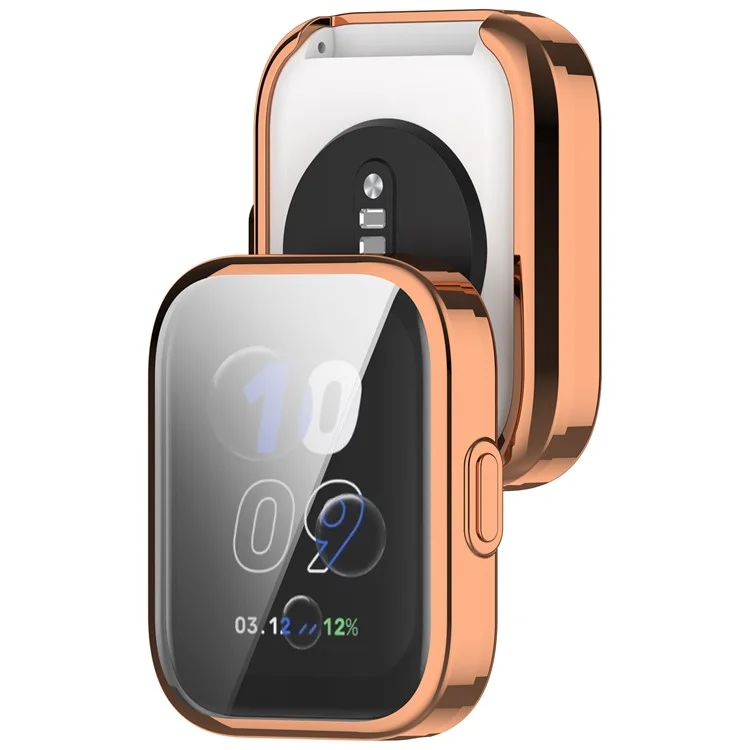 Per Amazfit Bip 5 Unity TPU Case Anti-Scratch Smartwatch Protector Watch Case Cover - Rose Gold