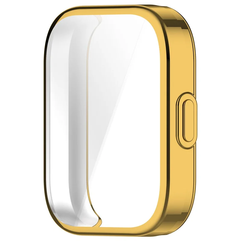 For Amazfit Bip 5 Unity TPU Case Anti-Scratch Smartwatch Protector Watch Case Cover - Gold