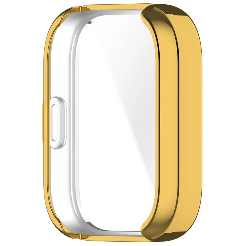 For Amazfit Bip 5 Unity TPU Case Anti-Scratch Smartwatch Protector Watch Case Cover - Gold