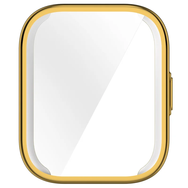 For Amazfit Bip 5 Unity TPU Case Anti-Scratch Smartwatch Protector Watch Case Cover - Gold