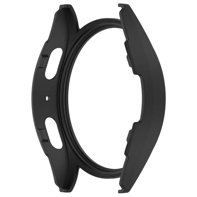 For Samsung Galaxy Watch7 44mm Watch Case Hollow Half Cover PC Frame - Black