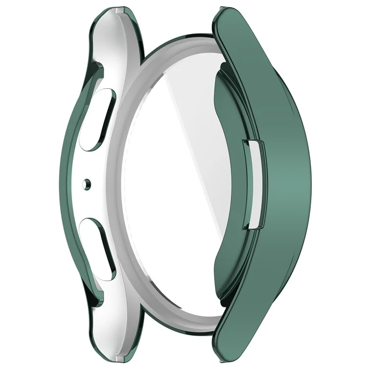 Для Samsung Galaxy Watch7 44mm Electroplating TPU Watch Case TPU Full Coverage - Green