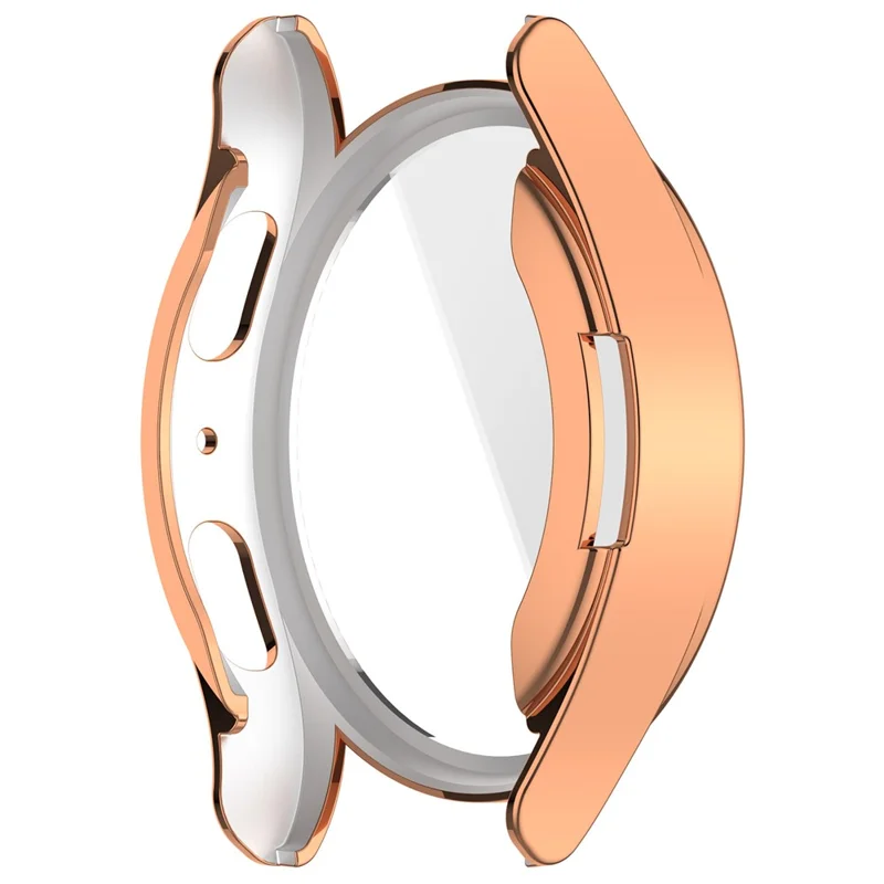For Samsung Galaxy Watch7 44mm Electroplating TPU Watch Case TPU Full Coverage - Rose Gold