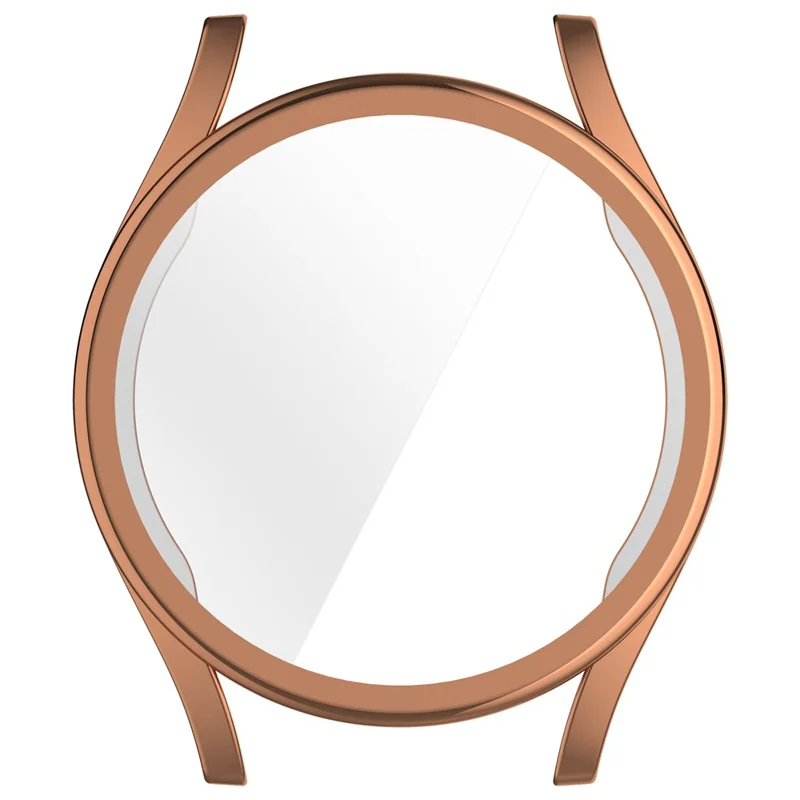 For Samsung Galaxy Watch7 44mm Electroplating TPU Watch Case TPU Full Coverage - Rose Gold