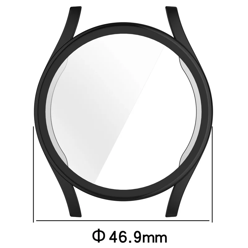 For Samsung Galaxy Watch7 44mm Electroplating TPU Watch Case TPU Full Coverage - Rose Gold