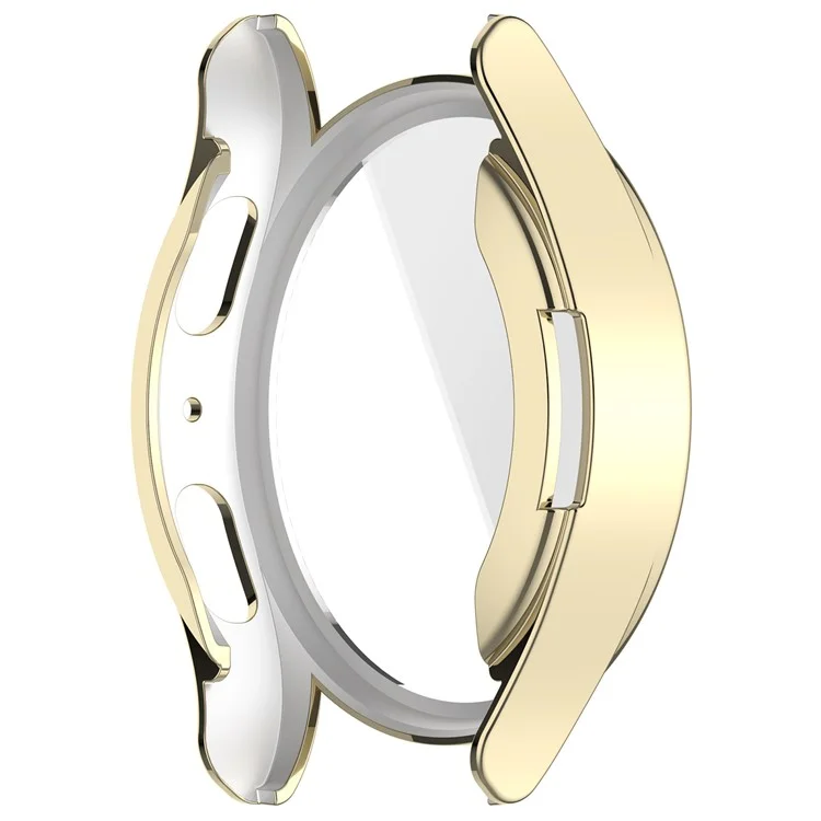 Für Samsung Galaxy Watch7 40mm Uhrengehäuse Elektrolyt-TPU Vollabdeckung - Gold