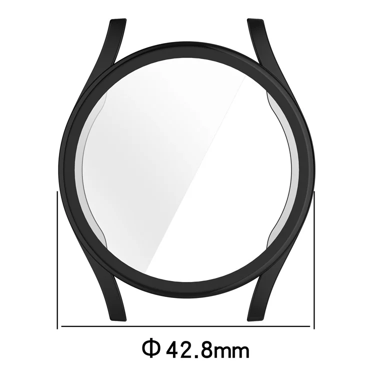 Für Samsung Galaxy Watch7 40mm Uhrengehäuse Elektrolyt-TPU Vollabdeckung - Gold