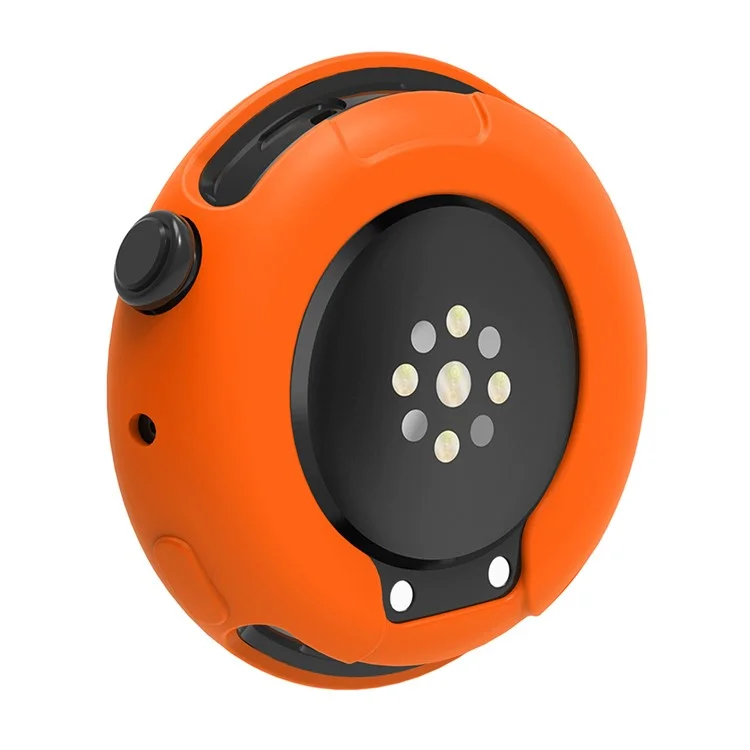Para Vivo Watch 3 Case Soft Silicone Protective Shell Frame Hollow-Out - Orange
