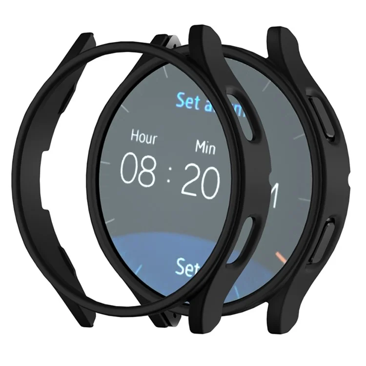 Per Samsung Galaxy Watch7 44mm Case Hollow Hard PC Watch Case Cover - Nero