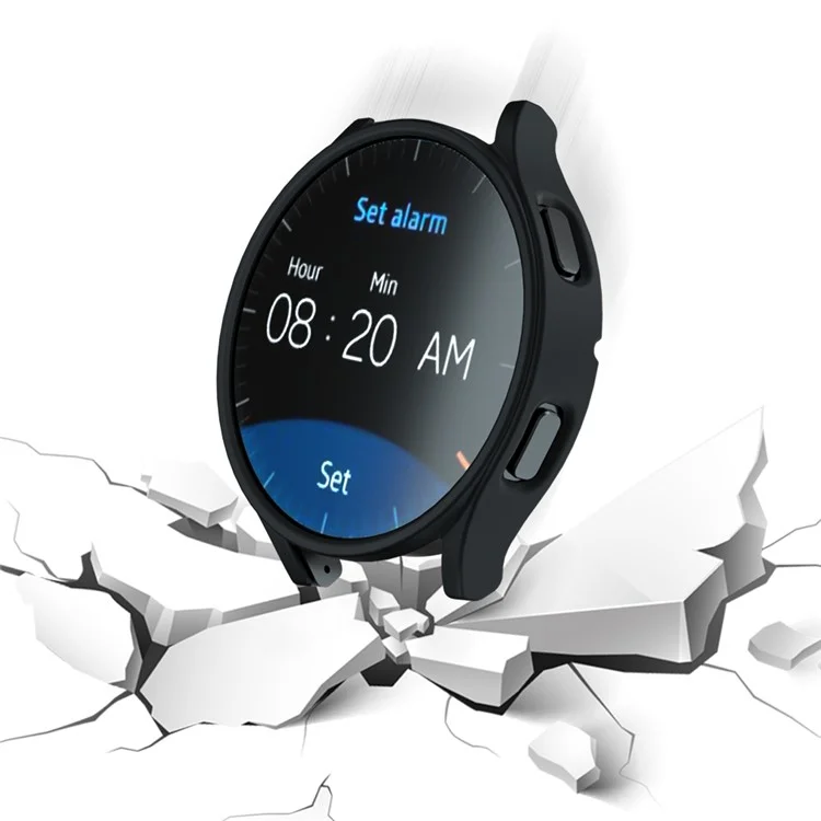 Per Samsung Galaxy Watch7 44mm Case Hollow Hard PC Watch Case Cover - Nero