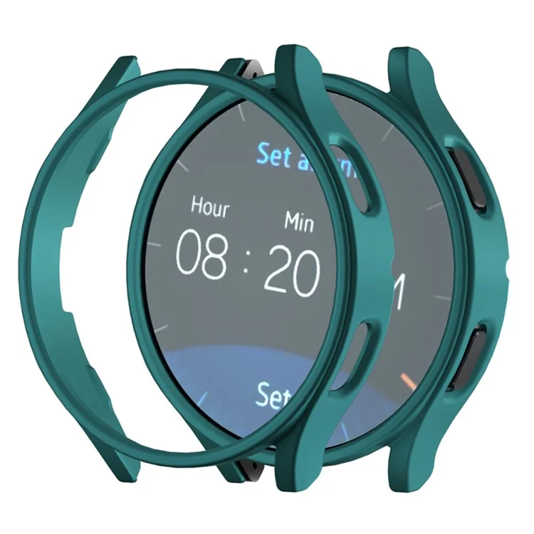 For Samsung Galaxy Watch7 40mm Case Hard PC Hollow Protective Watch Cover - Green