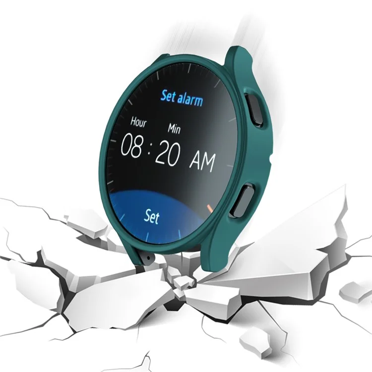 For Samsung Galaxy Watch7 40mm Case Hard PC Hollow Protective Watch Cover - Green