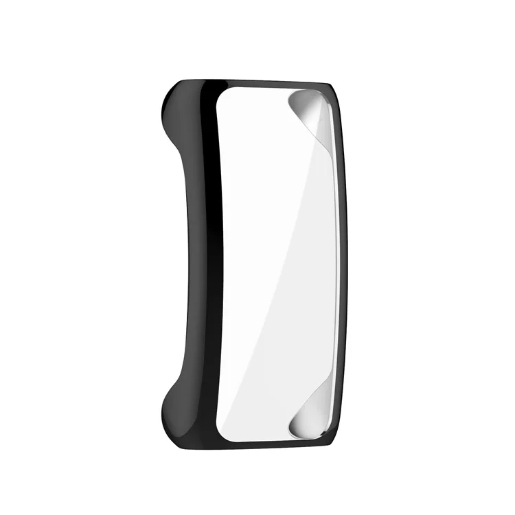 Full Coverage Electroplating PC Smart Watch Cover Frame for Fitbit inspire2 - Black