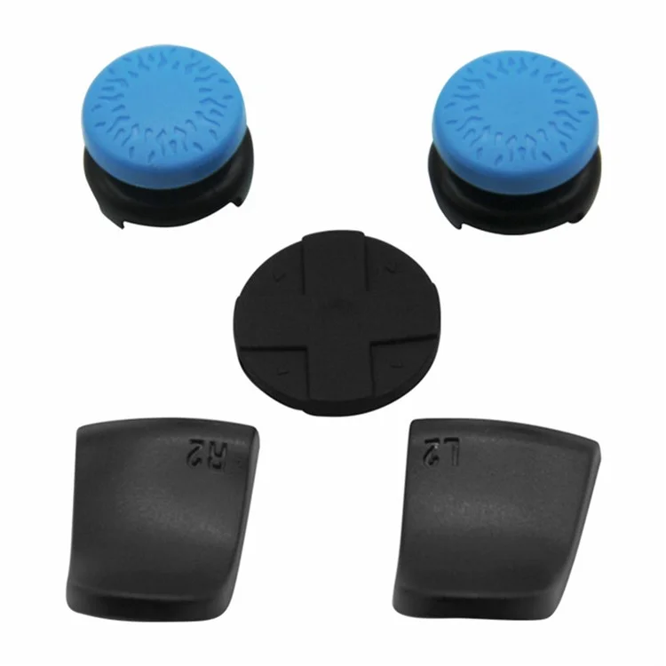 HONSON PS5309 For Sony PS5 / PS5 Slim Game Controller L2 R2 Button Extension Joystick Grip Riser Cap - Blue
