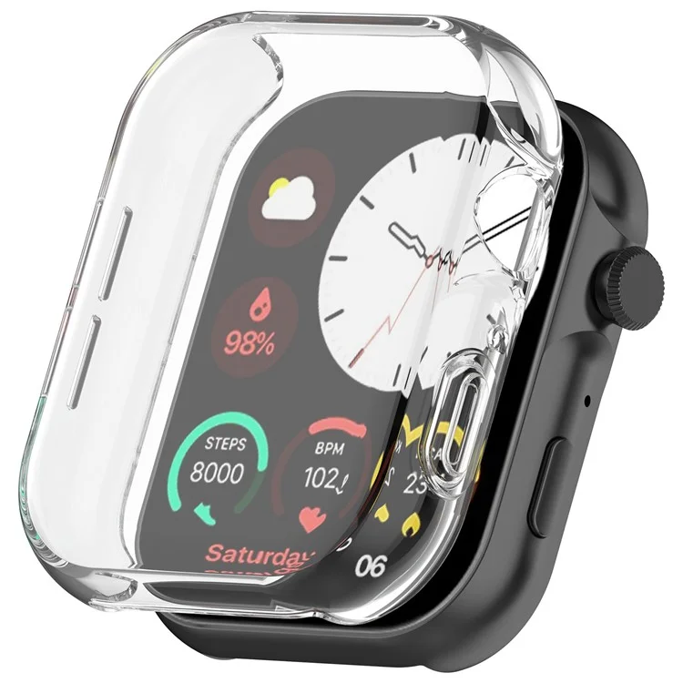 Para Noise Colorfit Ultra 3 Protección contra caídas Cubierta de TPU Marco de reloj Protector de bordes - Transparente