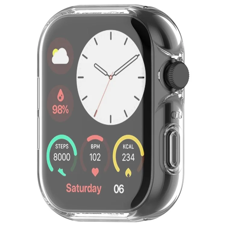 Para Noise Colorfit Ultra 3 Protección contra caídas Cubierta de TPU Marco de reloj Protector de bordes - Transparente