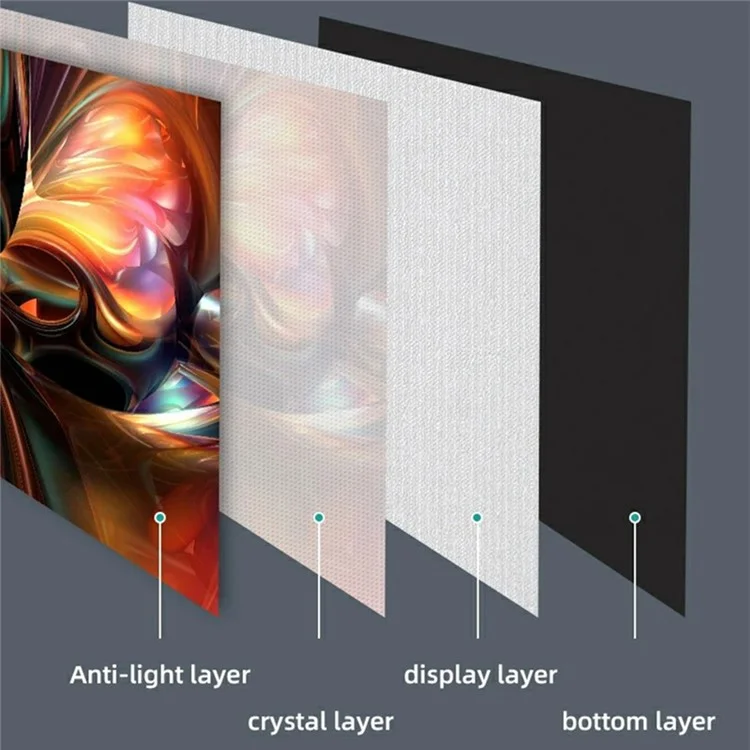 Écran de projection de 100 pouces 16:9 haute luminosité pliable avec grille blanche et rideau anti-lumière avec kit trépied