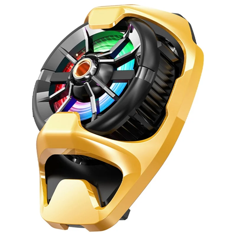 MEMO DL22 Mobile Phone Semiconductor Back Clip Cooling Radiator PUBG Game Cooler for iOS Android - Yellow