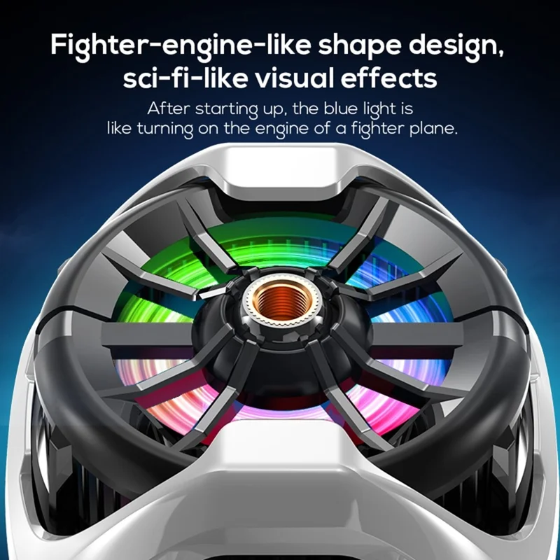 MEMO DL22 Mobile Phone Semiconductor Back Clip Cooling Radiator PUBG Game Cooler for iOS Android - Yellow