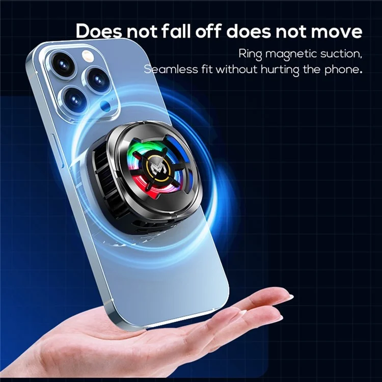 Memorando CX06 Cooler de Telefone Celular Para Ios Android 15W Freeze Magnetic + Clipe Traseiro 2-em-1 Radador de Ventilador de Resfriamento Semicondutor