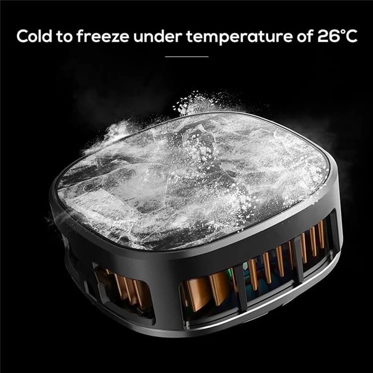 Memorando CX06 Cooler de Telefone Celular Para Ios Android 15W Freeze Magnetic + Clipe Traseiro 2-em-1 Radador de Ventilador de Resfriamento Semicondutor