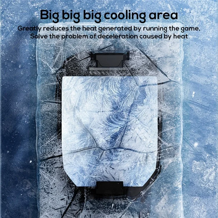 Memo DLA8 Mobile Phone Полупроводник Cooler Cooler Back Clip Fast Cooling Fan Radiator Для Ios Android (базовая Версия)