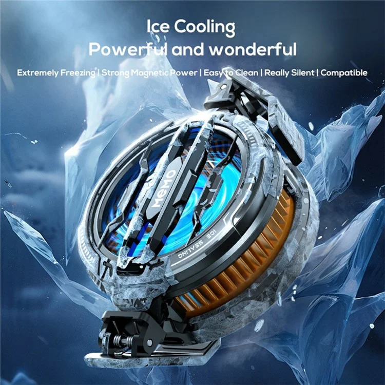 MEMO CX07 Ventilador de Resfriamento de Telefone com Clipe Magnético de Dissipador de Calor para iOS Android PUBG Game