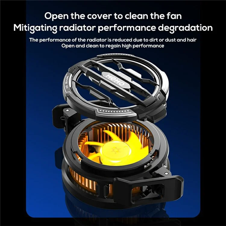 MEMO CX07 Ventilador de Resfriamento de Telefone com Clipe Magnético de Dissipador de Calor para iOS Android PUBG Game